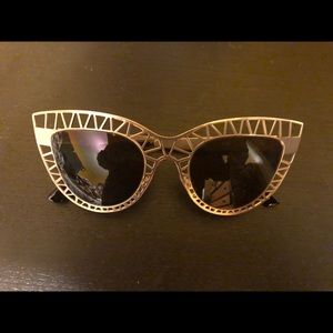 Ornate gold sunglasses